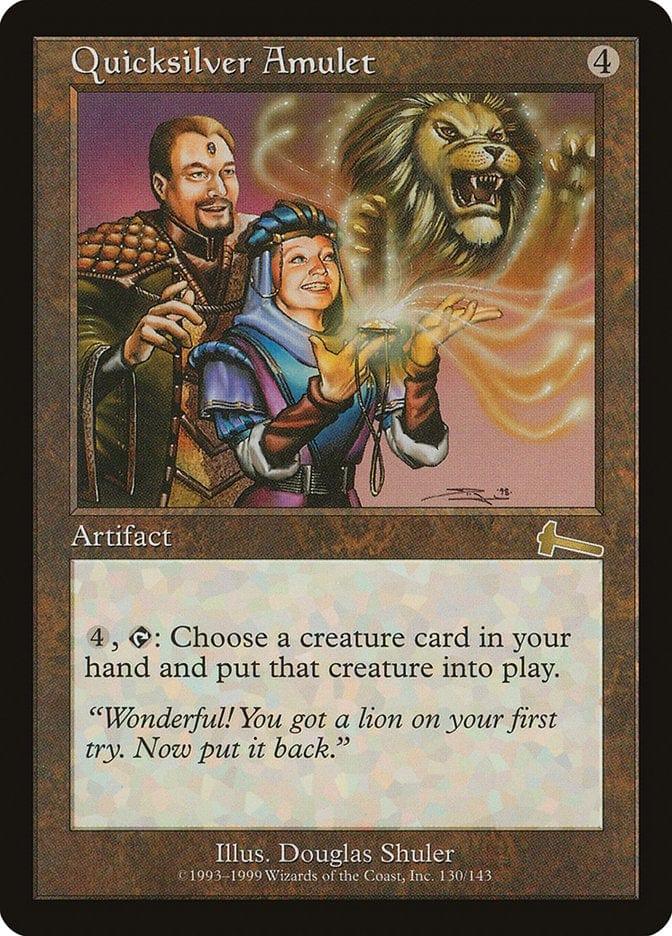 Magic: The Gathering MTG Single Quicksilver Amulet [Urza's Legacy]