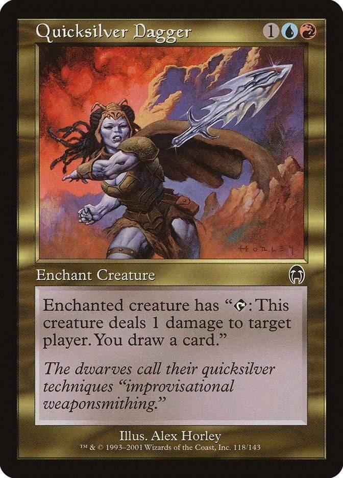 Magic: The Gathering MTG Single Quicksilver Dagger [Apocalypse]
