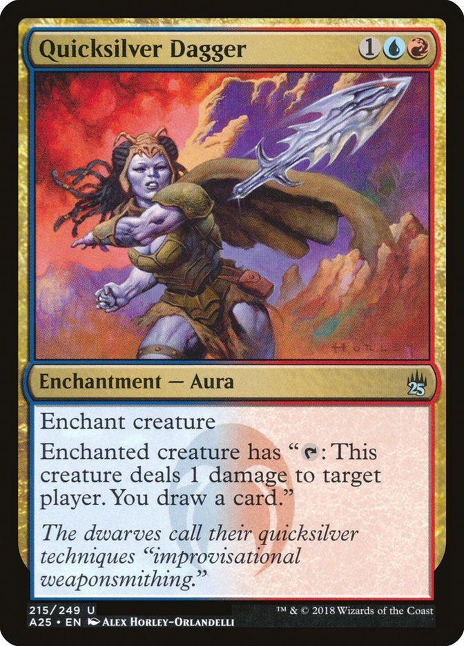 Magic: The Gathering MTG Single Quicksilver Dagger [Masters 25]