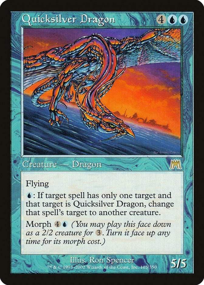 Magic: The Gathering MTG Single Quicksilver Dragon [Onslaught]