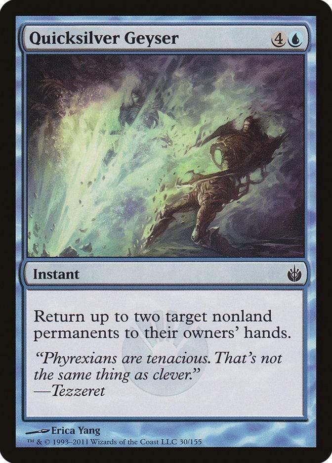 Magic: The Gathering MTG Single Quicksilver Geyser [Mirrodin Besieged]