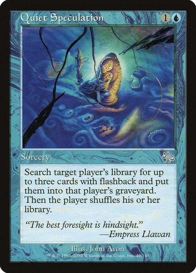 Magic: The Gathering MTG Single Quiet Speculation [Judgment]