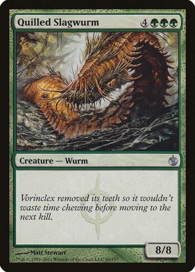 Magic: The Gathering MTG Single Quilled Slagwurm [Mirrodin Besieged]