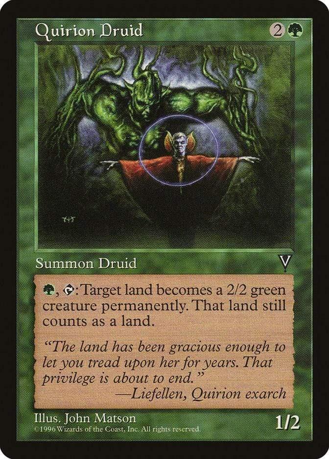 Magic: The Gathering MTG Single Quirion Druid [Visions]