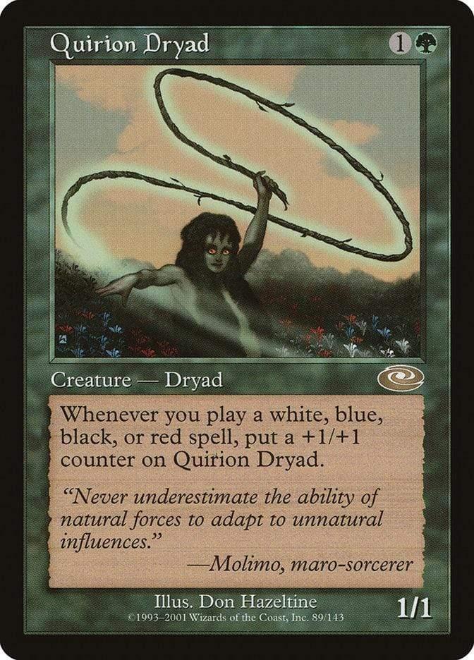 Magic: The Gathering MTG Single Quirion Dryad [Planeshift]
