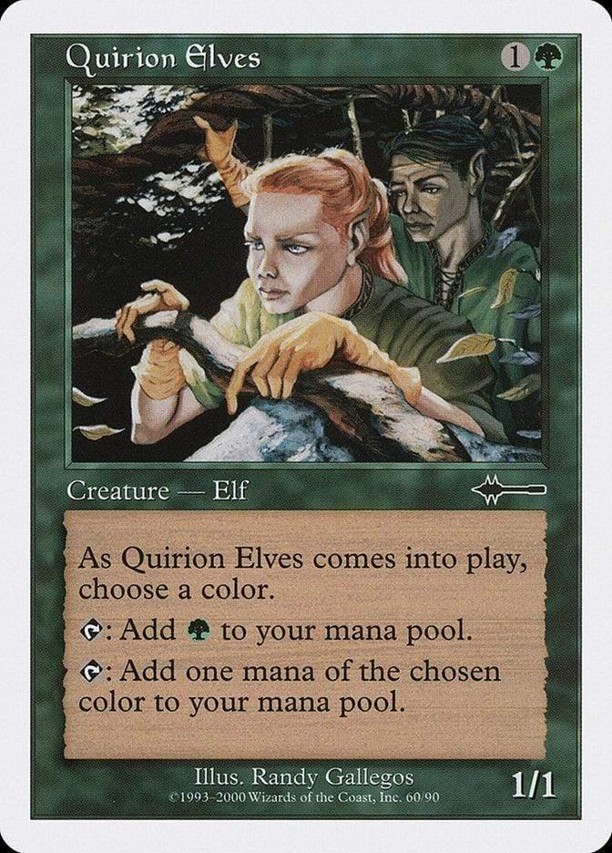 Magic: The Gathering MTG Single Quirion Elves [Beatdown Box Set]