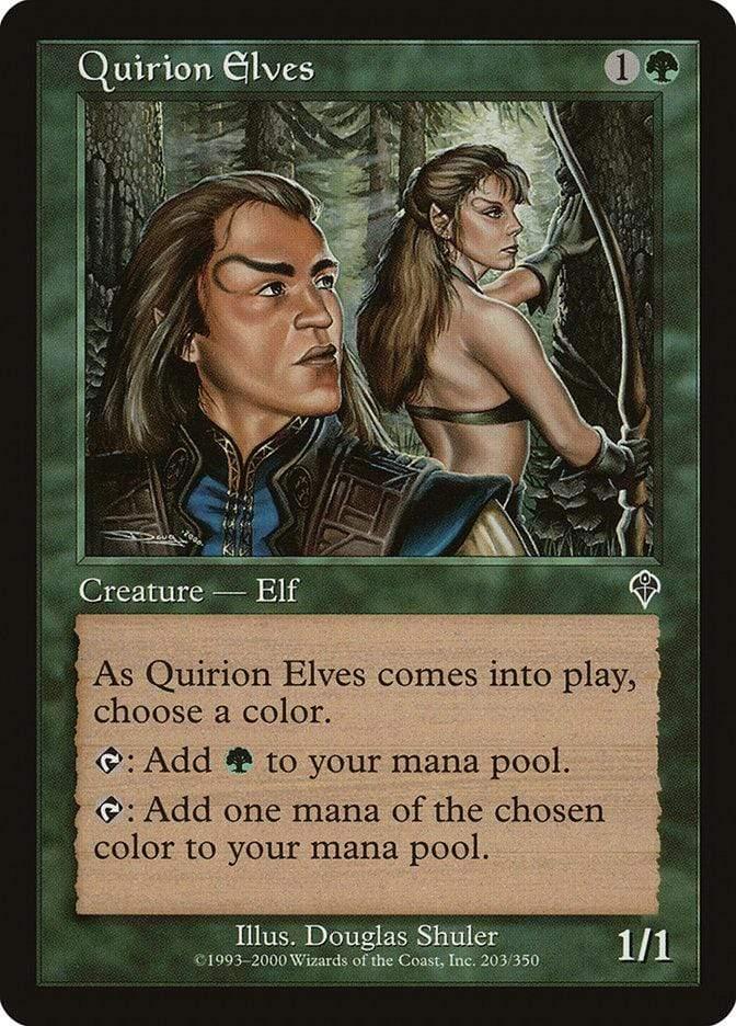 Magic: The Gathering MTG Single Quirion Elves [Invasion]