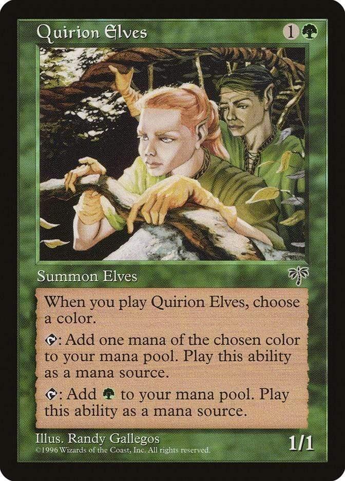Magic: The Gathering MTG Single Quirion Elves [Mirage]