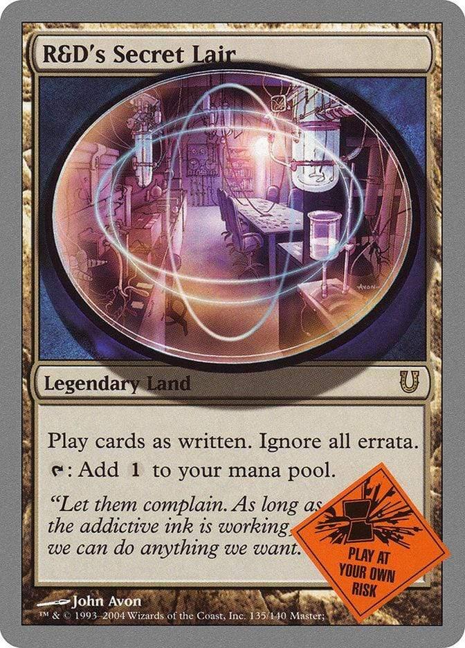 Magic: The Gathering MTG Single R&D's Secret Lair [Unhinged]
