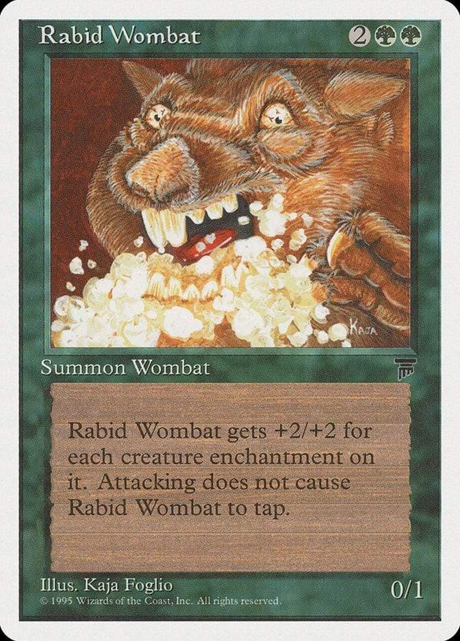 Magic: The Gathering MTG Single Rabid Wombat [Chronicles]