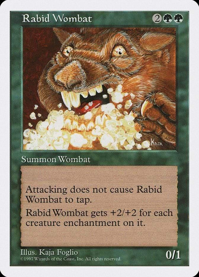 Magic: The Gathering MTG Single Rabid Wombat [Fifth Edition]