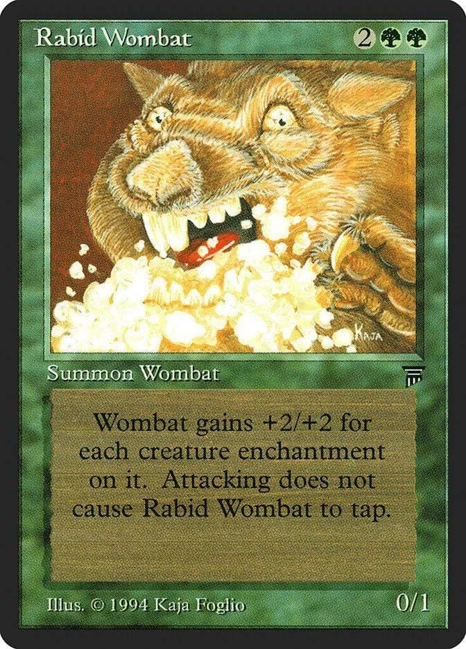 Magic: The Gathering MTG Single Rabid Wombat [Legends]