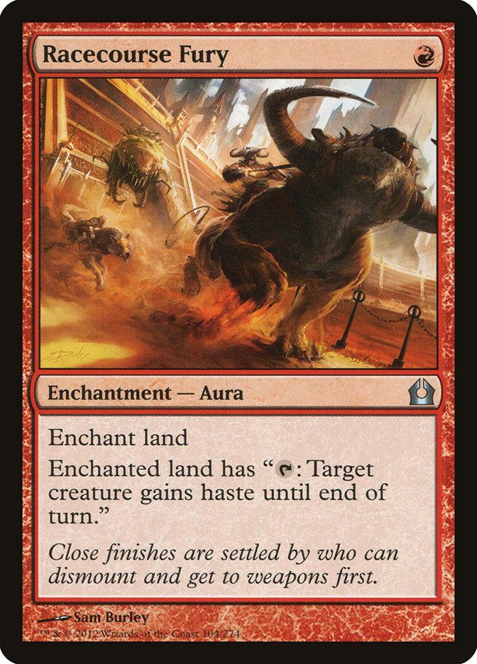 Magic: The Gathering MTG Single Racecourse Fury [Return to Ravnica]
