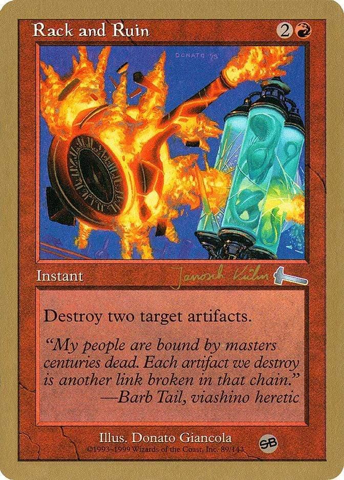 Magic: The Gathering MTG Single Rack and Ruin [World Championship Decks 2000]
