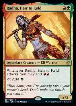 Magic: The Gathering MTG Single Radha, Heir to Keld [Time Spiral Remastered]