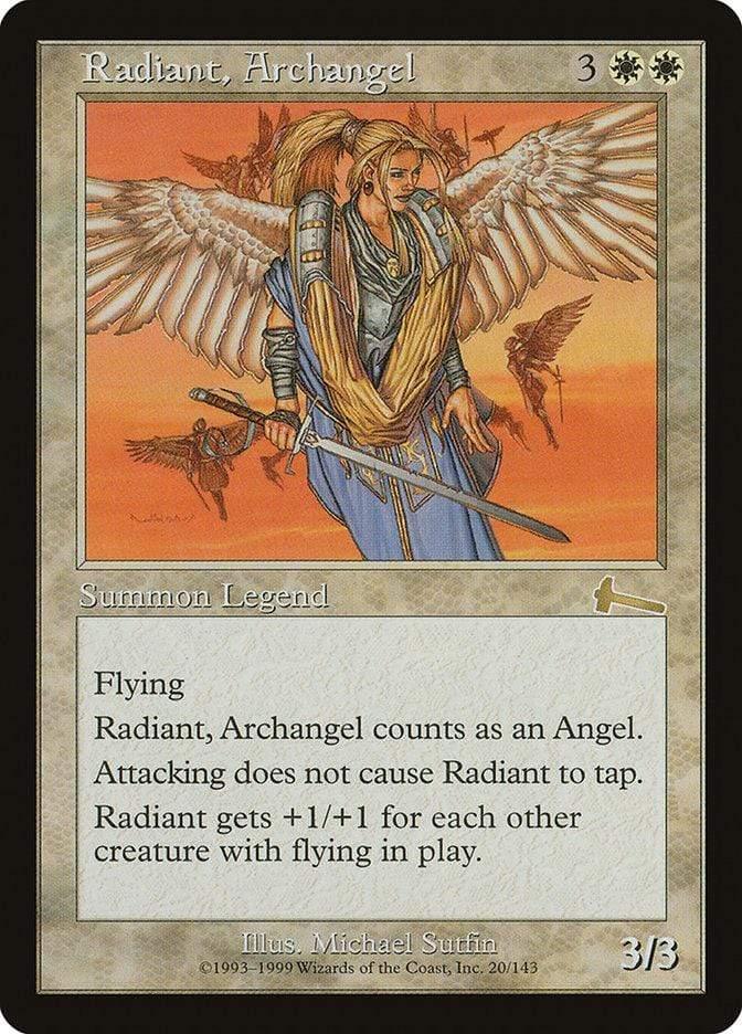 Magic: The Gathering MTG Single Radiant, Archangel [Urza's Legacy]