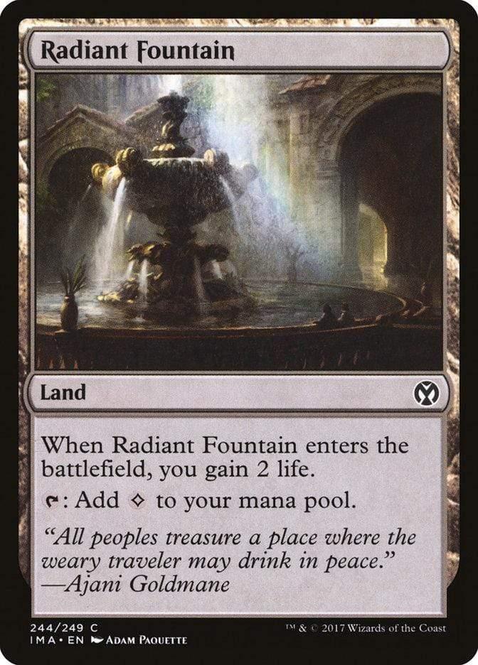 Magic: The Gathering MTG Single Radiant Fountain [Iconic Masters]