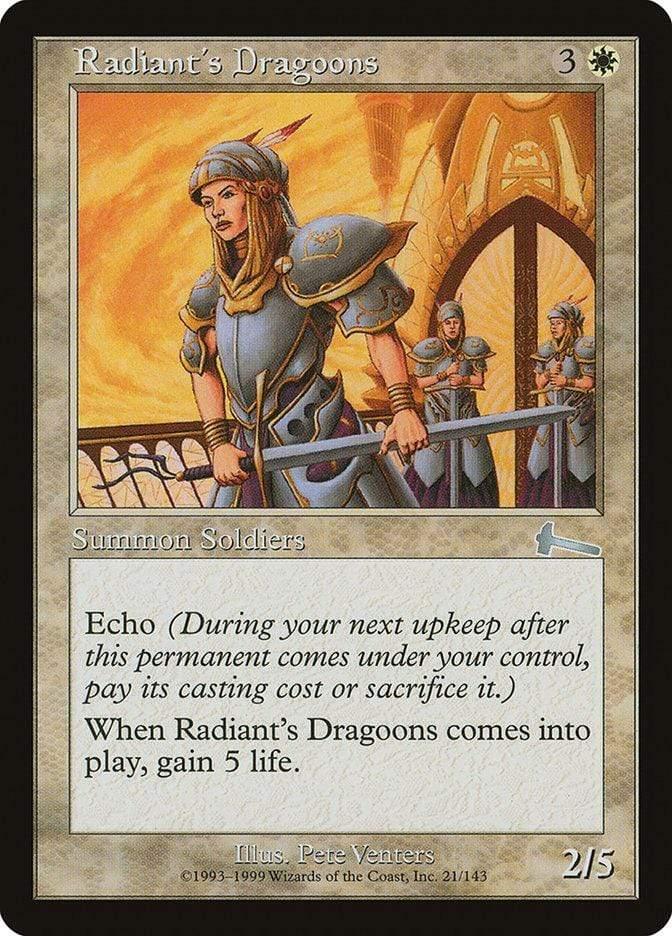 Magic: The Gathering MTG Single Radiant's Dragoons [Urza's Legacy]