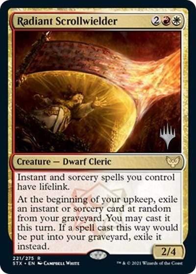 Magic: The Gathering MTG Single Radiant Scrollwielder (Promo Pack) [Strixhaven: School of Mages Promos]
