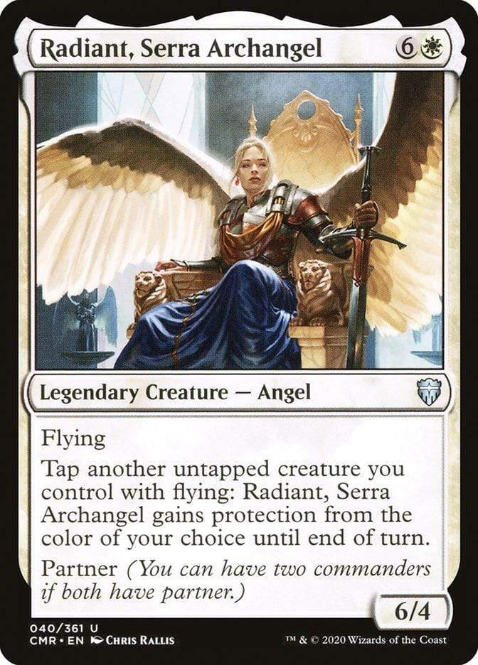Magic: The Gathering MTG Single Radiant, Serra Archangel [Commander Legends]