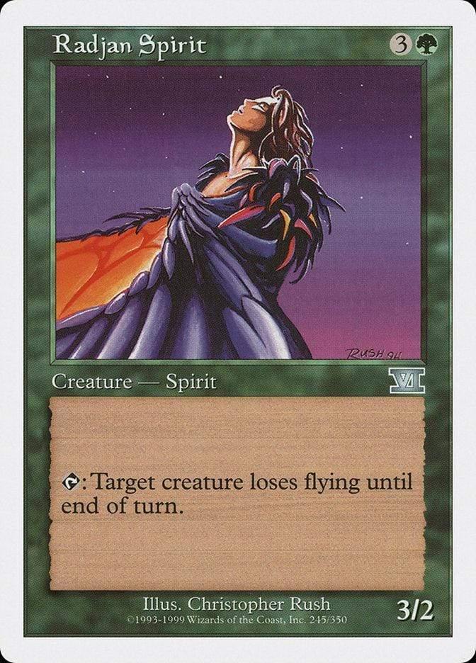 Magic: The Gathering MTG Single Radjan Spirit [Classic Sixth Edition]