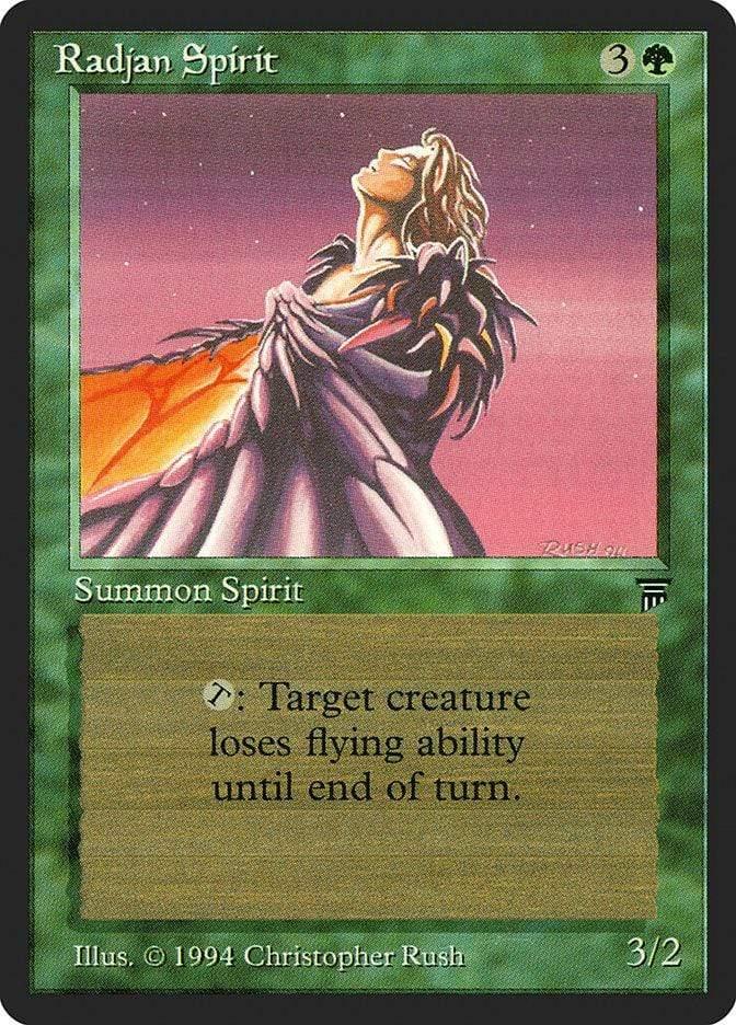 Magic: The Gathering MTG Single Radjan Spirit [Legends]