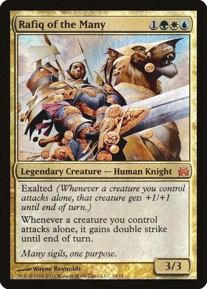 Magic: The Gathering MTG Single Rafiq of the Many [From the Vault: Legends]