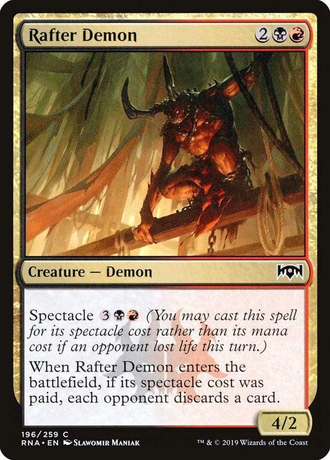 Magic: The Gathering MTG Single Rafter Demon [Ravnica Allegiance]