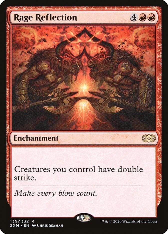 Magic: The Gathering MTG Single Rage Reflection [Double Masters]