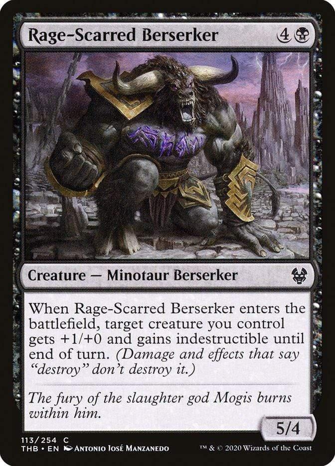 Magic: The Gathering MTG Single Rage-Scarred Berserker [Theros Beyond Death]