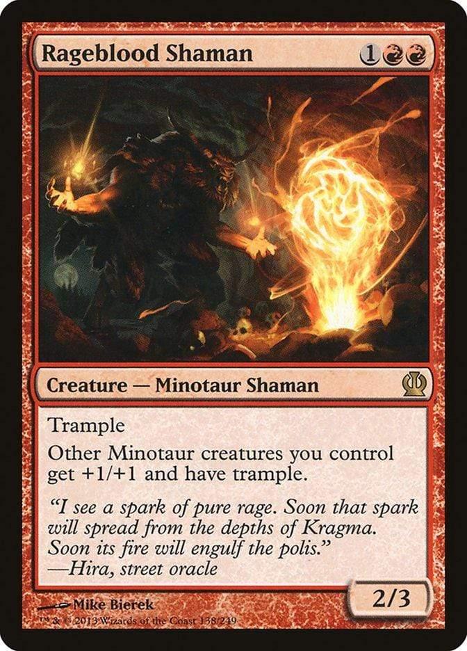 Magic: The Gathering MTG Single Rageblood Shaman [Theros]