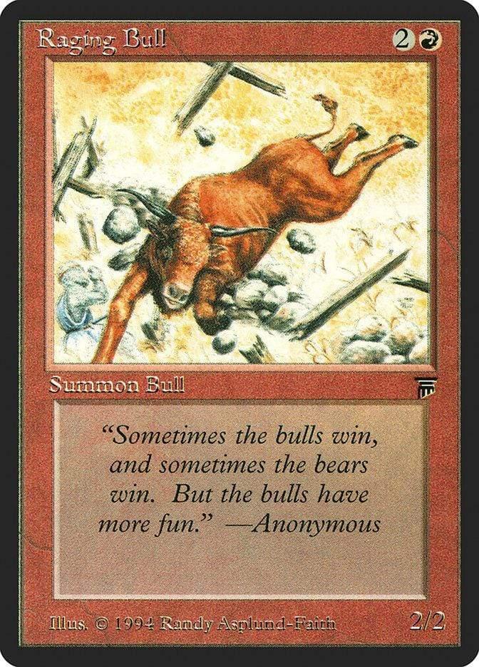 Magic: The Gathering MTG Single Raging Bull [Legends]