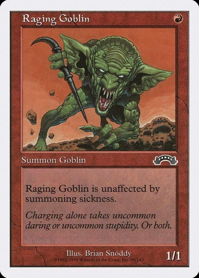 Magic: The Gathering MTG Single Raging Goblin [Anthologies]