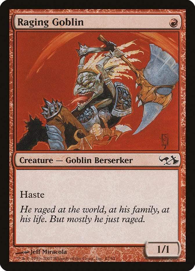 Magic: The Gathering MTG Single Raging Goblin [Duel Decks: Elves vs. Goblins]