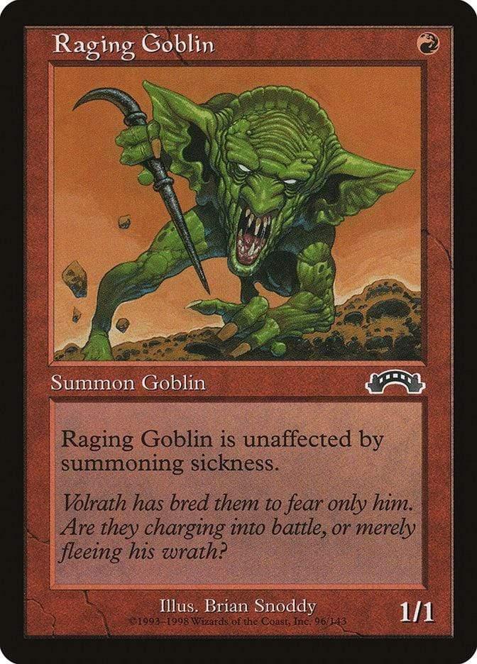 Magic: The Gathering MTG Single Raging Goblin [Exodus]