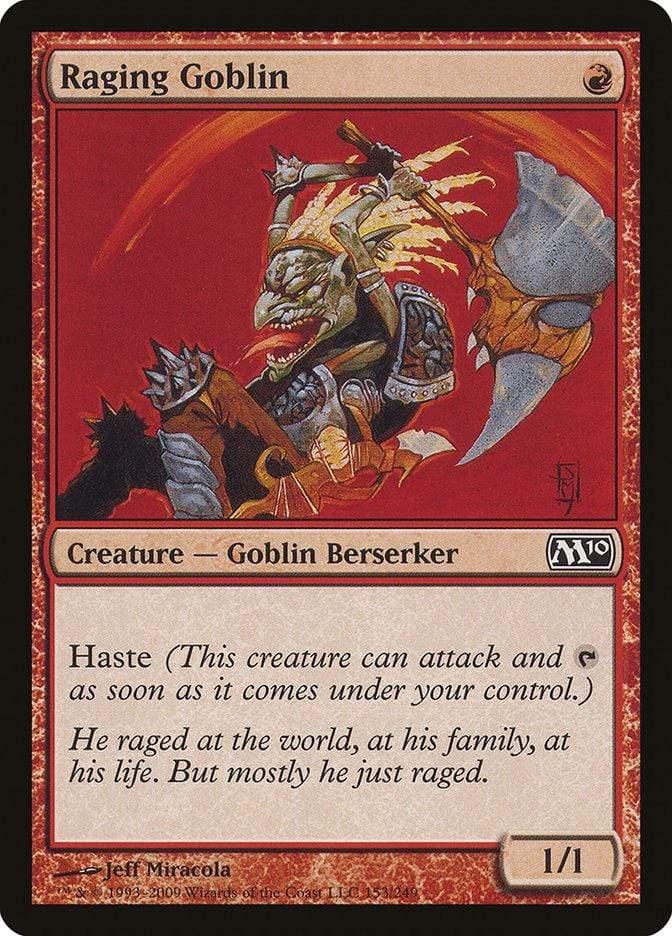 Magic: The Gathering MTG Single Raging Goblin [Magic 2010]