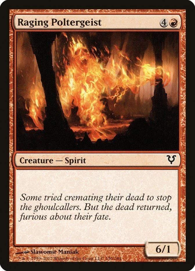 Magic: The Gathering MTG Single Raging Poltergeist [Avacyn Restored]