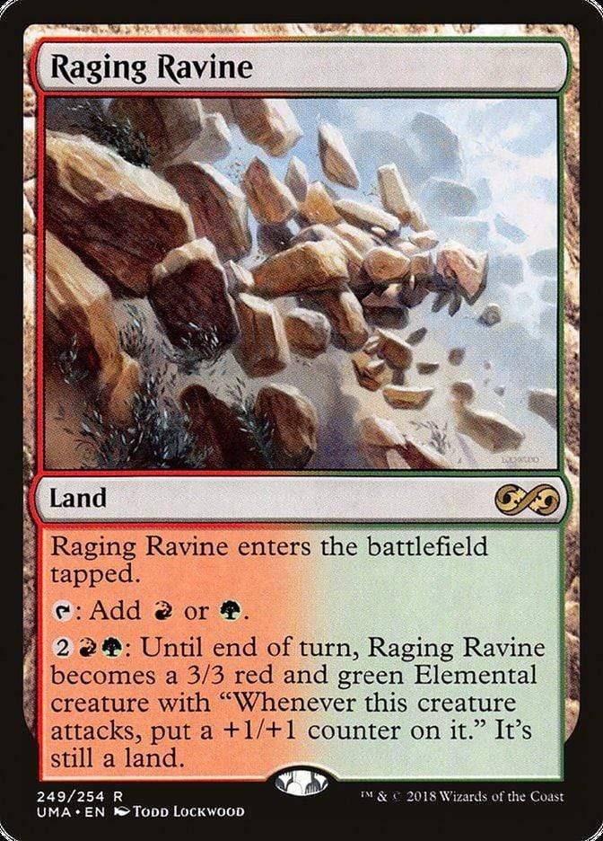 Magic: The Gathering MTG Single Raging Ravine [Ultimate Masters]