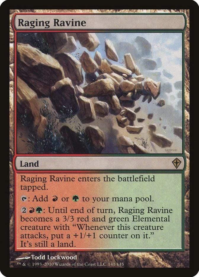 Magic: The Gathering MTG Single Raging Ravine [Worldwake]