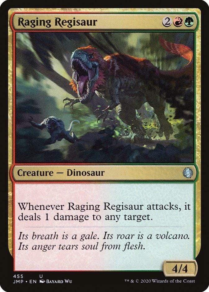 Magic: The Gathering MTG Single Raging Regisaur [Jumpstart]