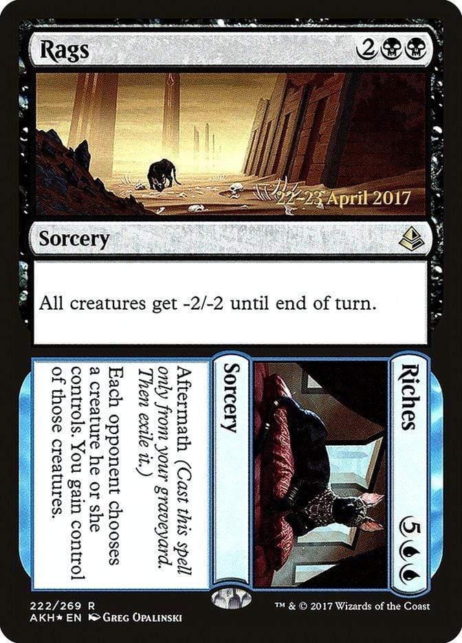Magic: The Gathering MTG Single Rags // Riches  [Amonkhet Prerelease Promos]