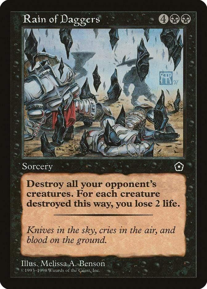 Magic: The Gathering MTG Single Rain of Daggers [Portal Second Age]