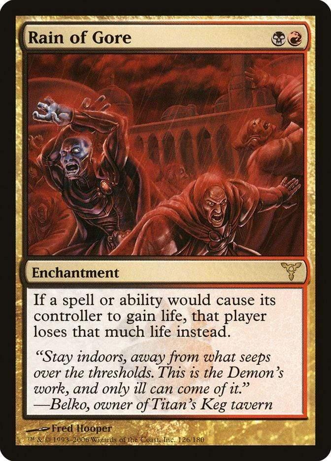 Magic: The Gathering MTG Single Rain of Gore [Dissension]