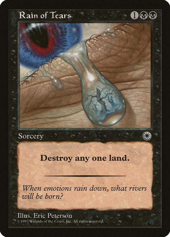 Magic: The Gathering MTG Single Rain of Tears [Portal]