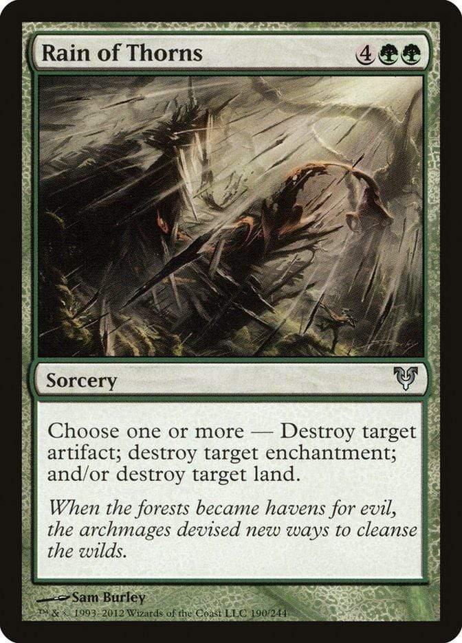 Magic: The Gathering MTG Single Rain of Thorns [Avacyn Restored]