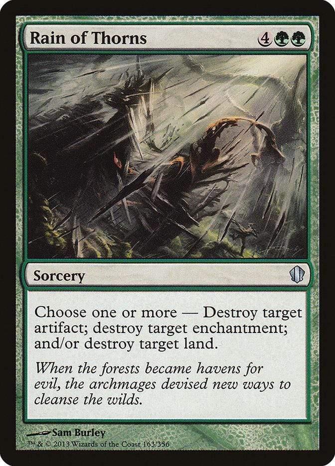 Magic: The Gathering MTG Single Rain of Thorns [Commander 2013]