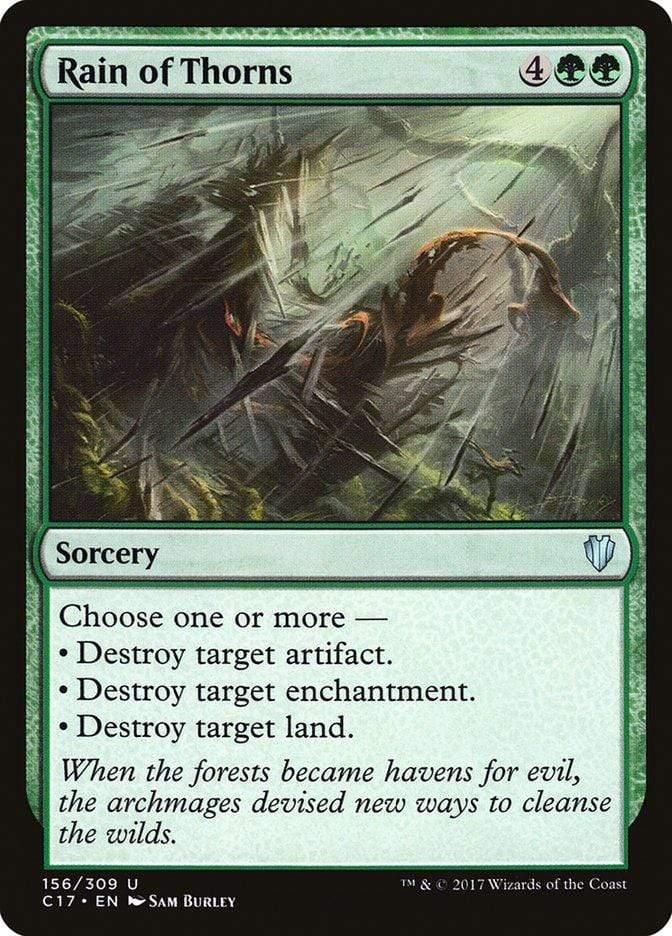Magic: The Gathering MTG Single Rain of Thorns [Commander 2017]