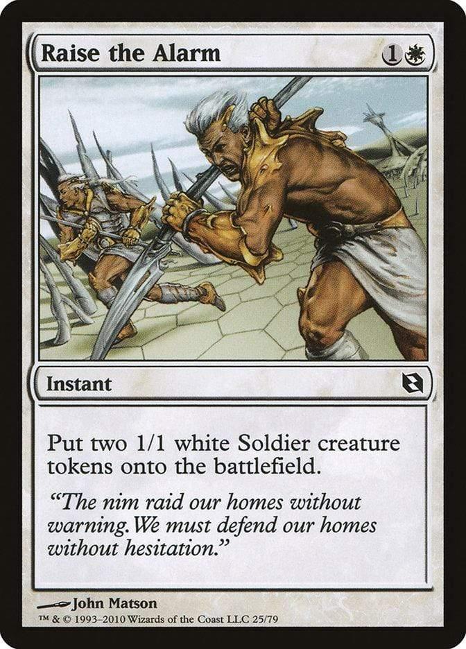 Magic: The Gathering MTG Single Raise the Alarm [Duel Decks: Elspeth vs. Tezzeret]
