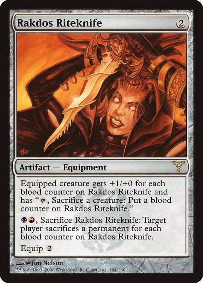 Magic: The Gathering MTG Single Rakdos Riteknife [Dissension]