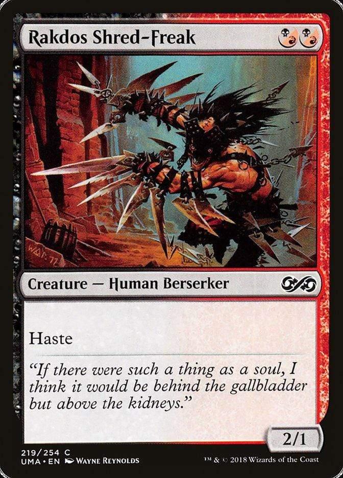Magic: The Gathering MTG Single Rakdos Shred-Freak [Ultimate Masters]